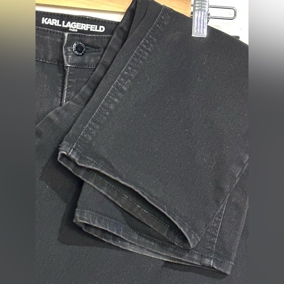 Karl Lagerfeld black denim jeans with studded back pocket detailing - Picture 7 of 7